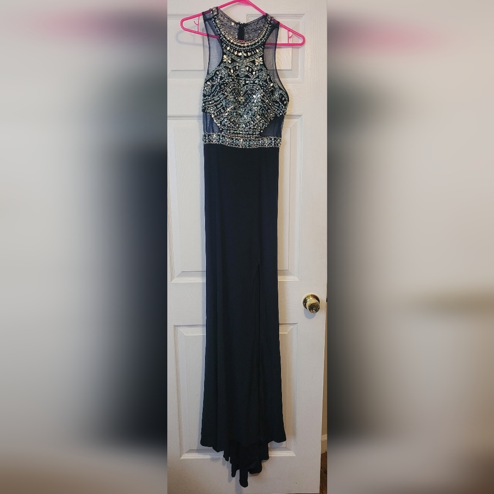 Navy Blue Formal Dress